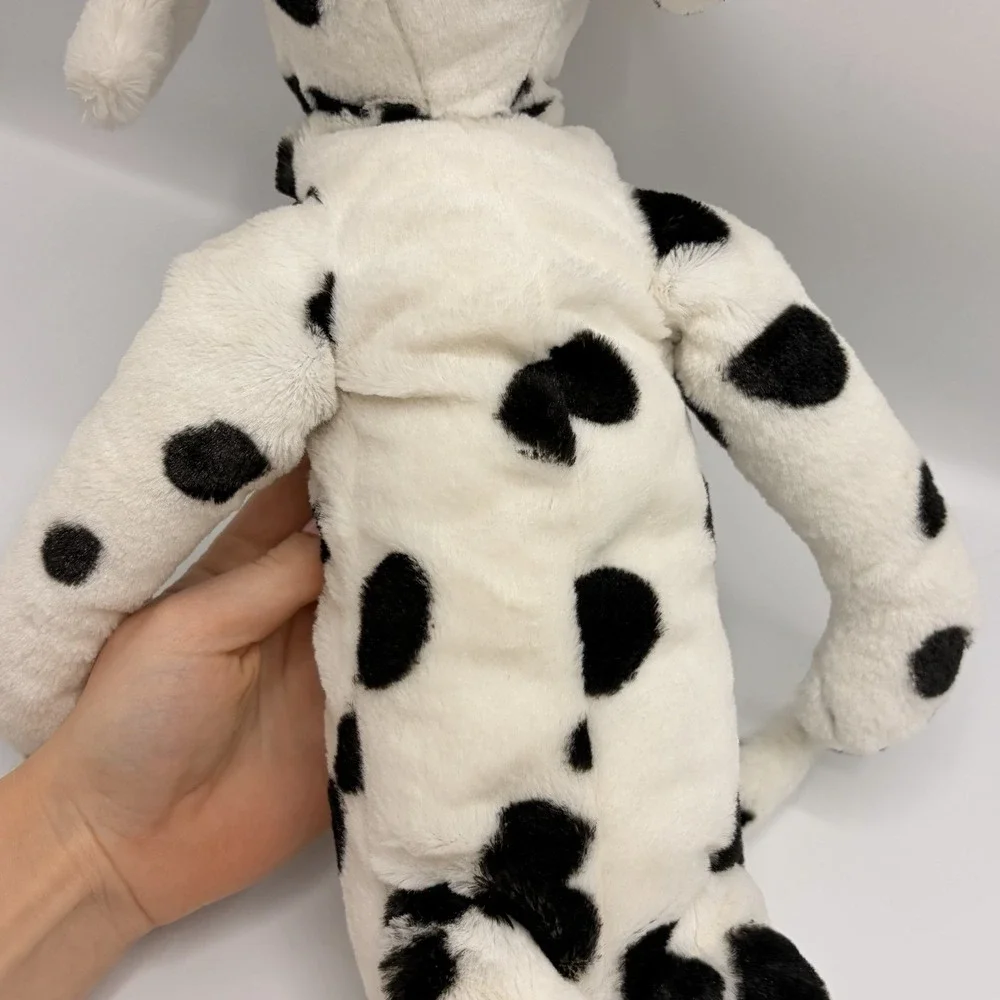 IKEA‎ Plush Dog Dalmatian Gosig Vovven Black White Spotted Floppy